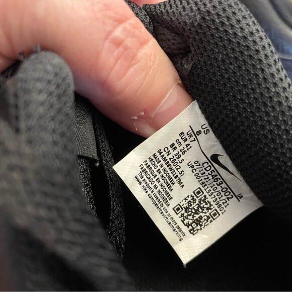 Nike Size Men's 8 Court Vision Low Sneaker - Picture 5 of 8